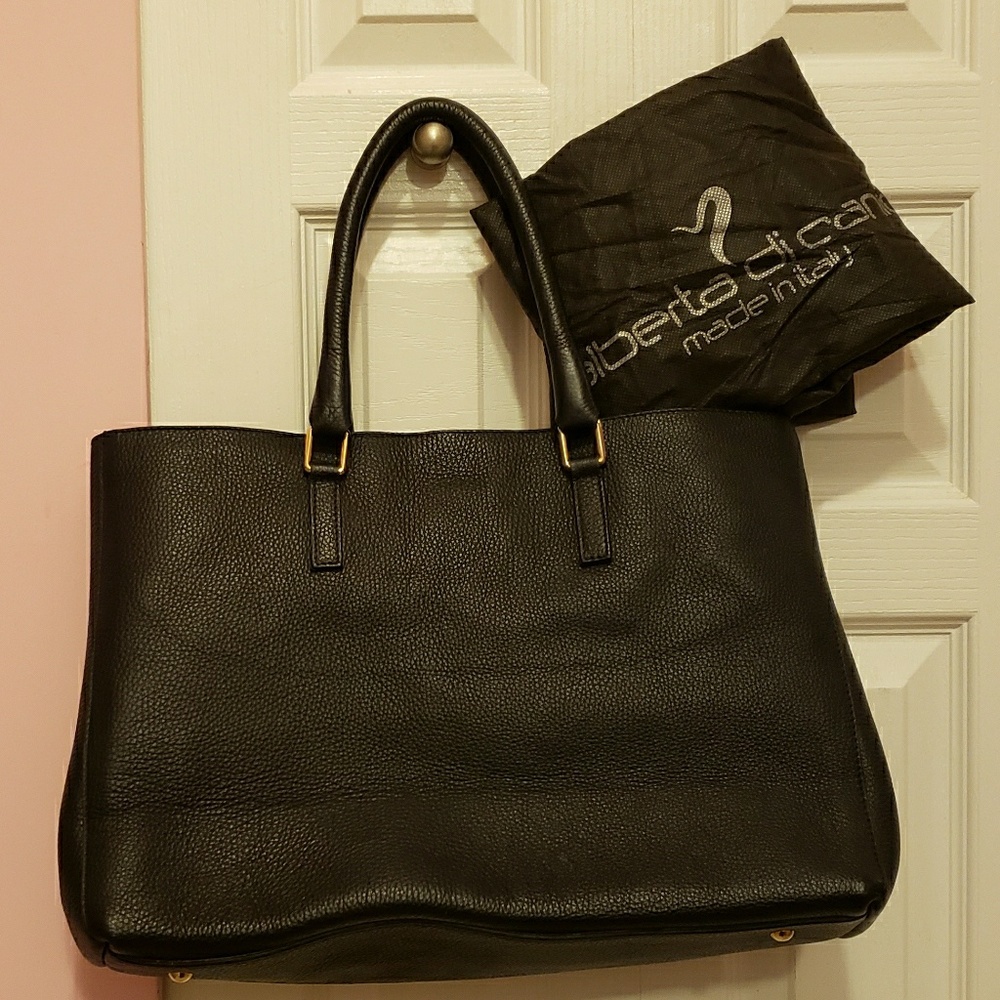Alberta Di Canio Genuine Leather Tote Bag